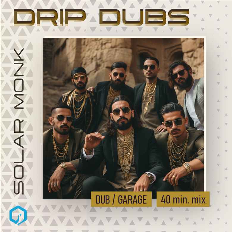mix cover drip dubs men wearing gold