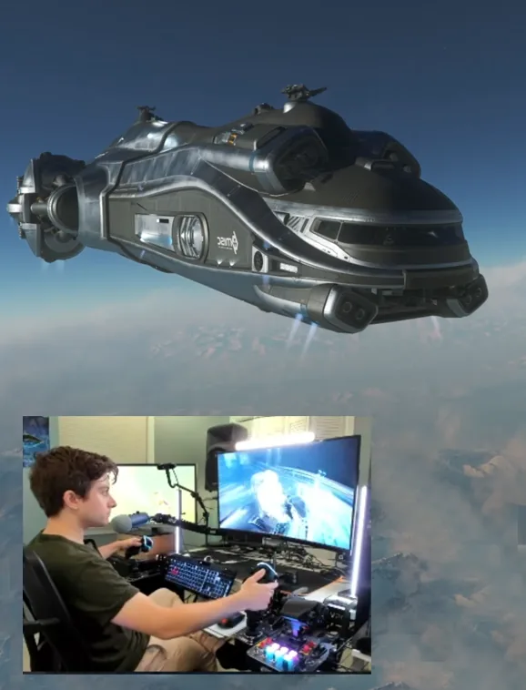 Solar piloting the MISC Hull C cargo freighter
